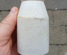 stoneware jar
