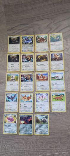 19x Pokemon Cards Bundle - Eevee, Type: Null & Normal/Steel