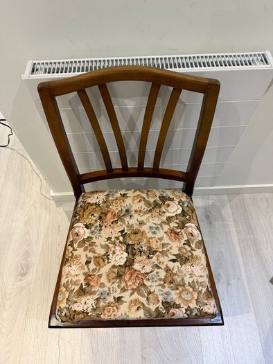 Dining Chairs Solid Wood  NEW Upholstery & Memory Foam