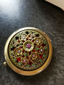 vintage pocket makeup mirror
