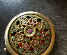 vintage pocket makeup mirror