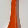 Documented V.A.S. Empoli G/20S Orange Cased Glass Vase, 40cm.  Italy c.1960 Image 6
