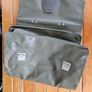 Vintage Swiss Army Military Issued Heavy Duty Tri-fold Document Bag or Messanger Bag Collectable Militaria Image 5