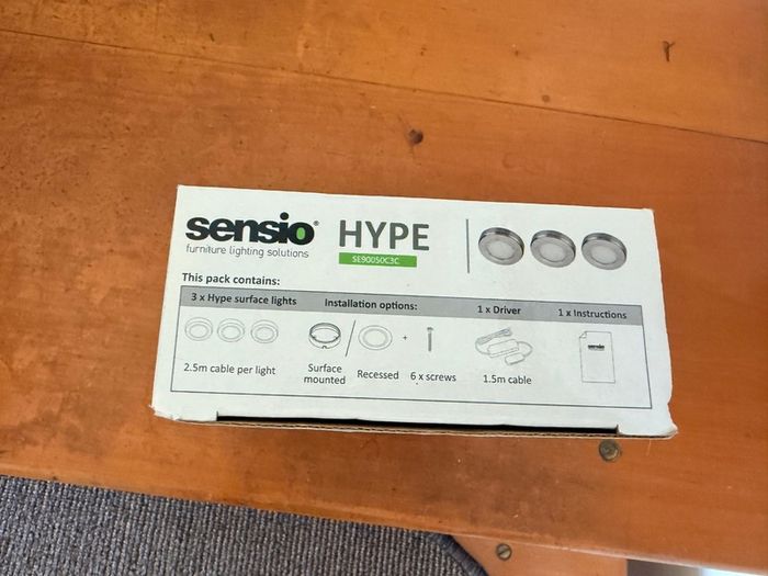 3 under cabinet LED lights, never used