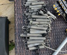 Free smyths trampoline spare parts/full kit minus net