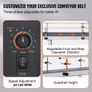 59 x 15.7 inch Conveyor Table, Heavy Duty Stainless Steel Motorized Belt Conveyor for Inkjet Coding Applications Image 4