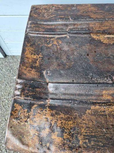 Vintage Metal Chest Trunk Box