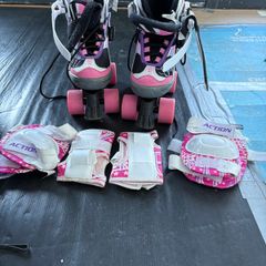 Roller skates & Pads & Helmet