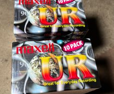 maxell ur brand new  tapes