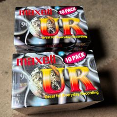 maxell ur brand new  tapes