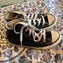 UK 12.5 black converse platform Image 4