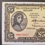 1965 Lady Lavery 5 Pound Note Image 4