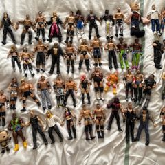 wwe 50 wrestlers action figure lot