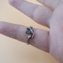 Vintage 925 Sterling silver Tourmaline Ring Image 8