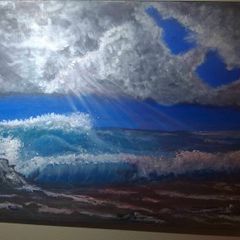 Acrylic painting