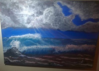 Acrylic painting