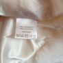 White Cropped Faux Fur Jacket Image 3