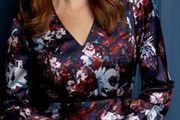 Paul Costelloe Satin Midi Dress - Size 12 - excellent condition