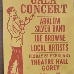 1970s Gorey Concert poster