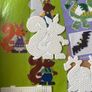 Hama beads, boards,  and storage box Image 3