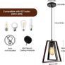 Retro Pendant Ceiling Light E27 Industrial Triangle Metal Light for Kitchen, Bedroom, Living Room, Dining Room (FREE POSTAGE) Image 7