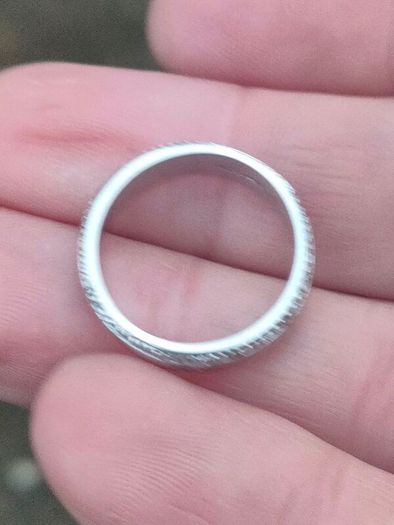Gypsy Cut Diamond Sterling Silver Ring