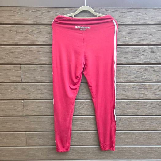 Slim Fit cottonTrack Pants with White Side Stripes, size L