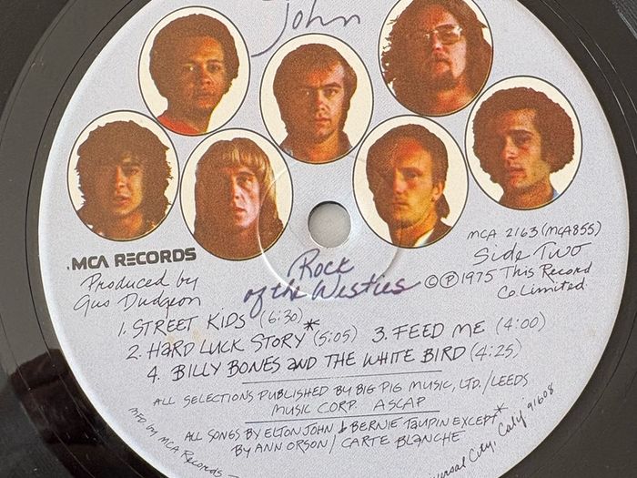 Elton John - Rock of the Westies. Absolutely lovely UK 1st pressing with  printed inner sleeve and insert.