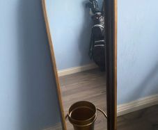 Statement Mirror with plant holder