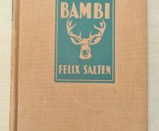 Bambi 1929 Hardcover Antique Book by Felix Salten 1st English Edition