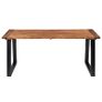 Dining Table Solid Acacia Wood 180x90 cm Image 4