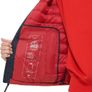 Tommy Hilfiger Men's Waterproof Ultra Loft Down Alternative Puffer Jacket, Midnight/Ice/Red Colorblock, XXL Image 2
