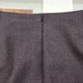 Ede and Ravenscroft Wool Charcoal Midi Designer Skirt Size 10 Image 6