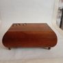 Antique Wooden and Brass Inlay Music Jewellery Box Image 6