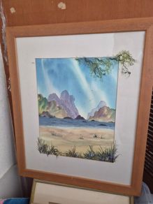 Original Framed Watercolor Painting by Elizabeth Finnegan