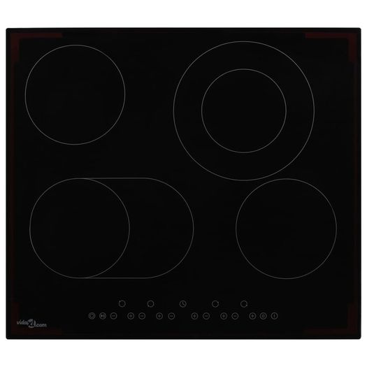 Ceramic Hob with 4 Burners Touch Control 6600 W