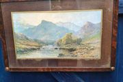 Vintage Framed Landscape Print