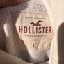 White Hollister hoody with roses Image 4