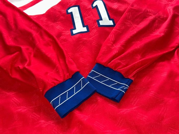 Chile Reebok Football long sleeve Jersey Shirt 1997 1998 1999 L Original Salas