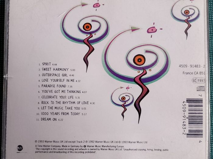 The Beloved - Conscience CD (1993) Electronic Dance Downtempo "Sweet Harmony" EX+