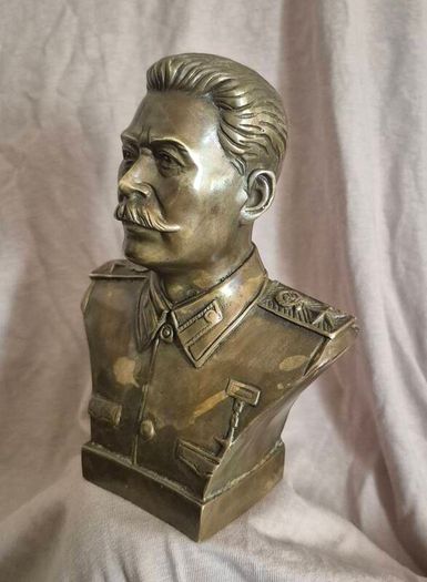 Vintage soviet russian bust of stalin.