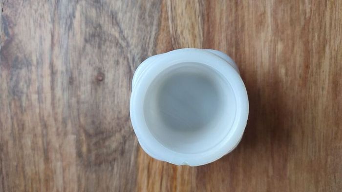 Antique Pond's milk glass