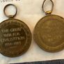 2 Original Named WWI Victory Medals Sherwood Foresters and Army Cyclist Corps Image 2