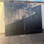 Black Steel double gates for garage Image 3