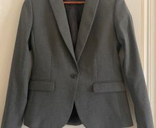 Navy Tailoring charcoal grey blazer, size 10