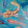 Original Abstract Painting Fish Art Painting Irish Art Image 4