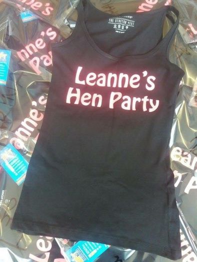 Personalised Hen / Stag Party Tshirts Printing Service