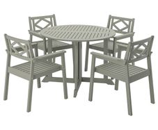 IKEA BONDHOLMEN Outdoor Table and 4 Chairs