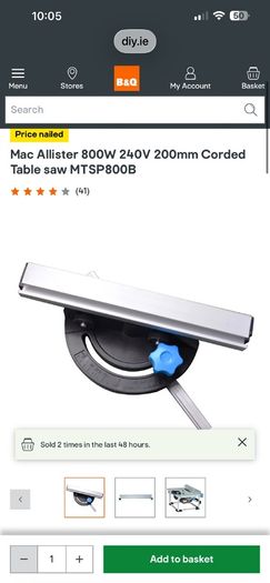 Corded Table saw