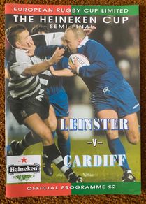 1995 Leinster v Cardiff - Heineken Cup Semi-Final Programme